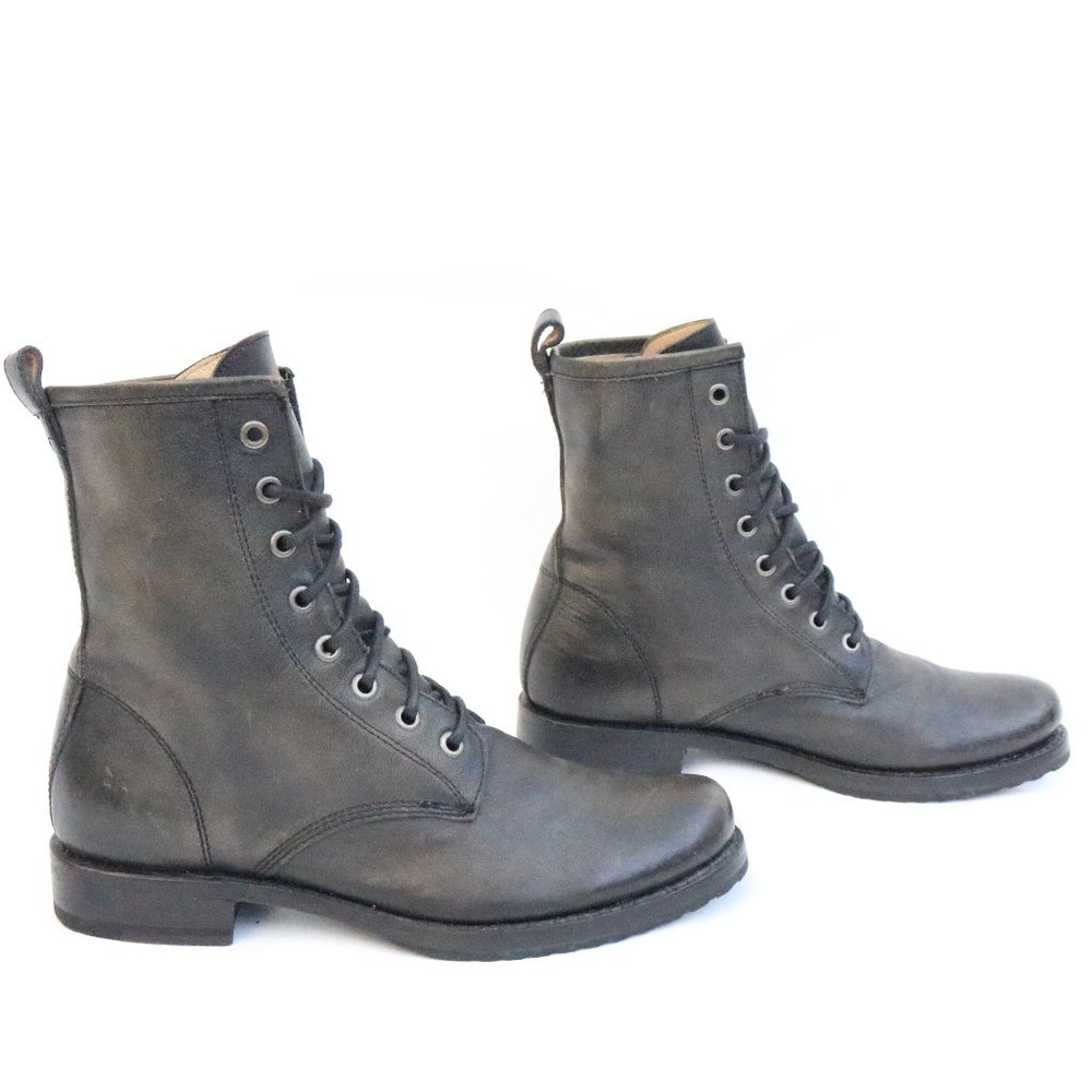 Frye Veronica Lace Up Combat Boots women size  US 9